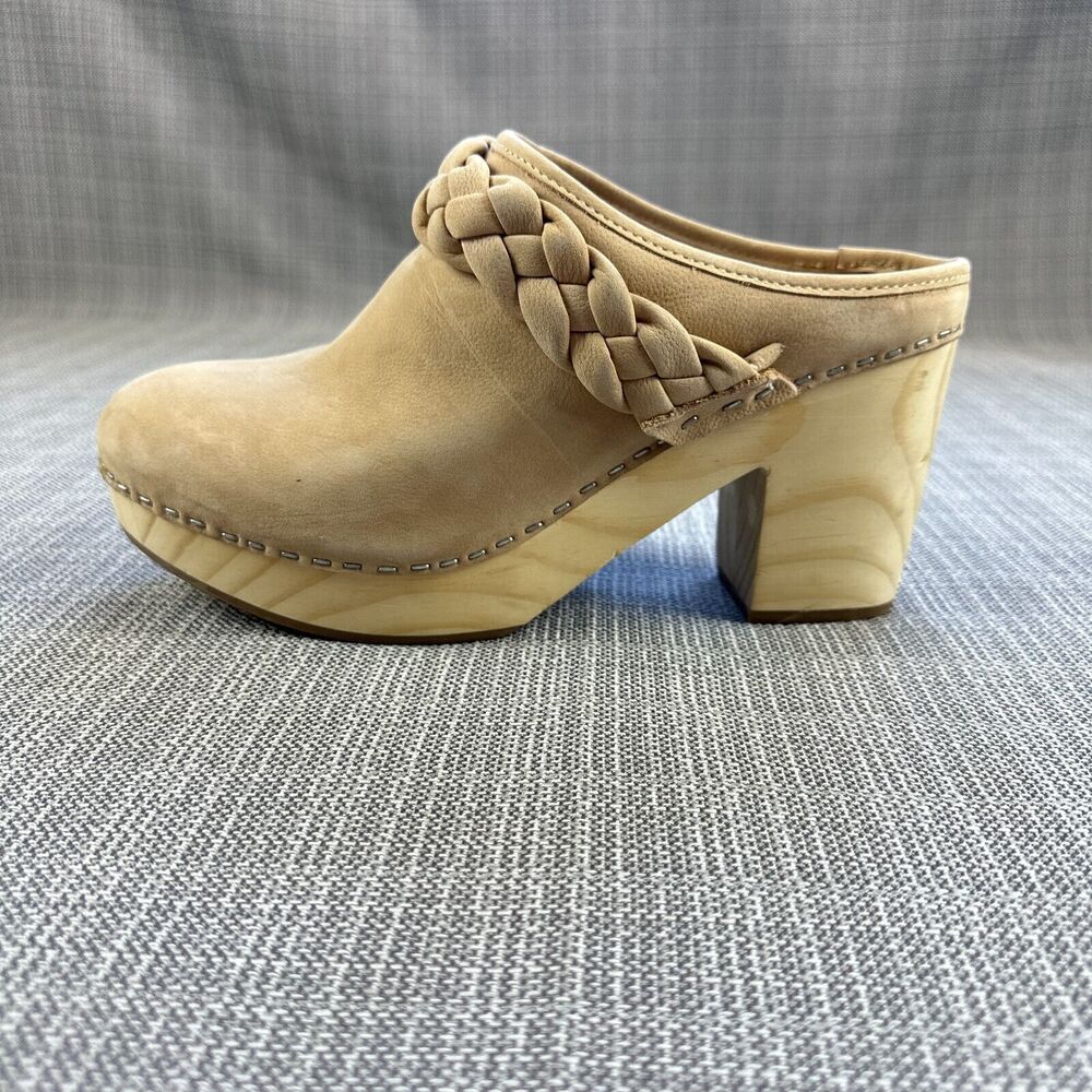 Dolce Vita Tan Mules with Braided Detail - Picture 5 of 9